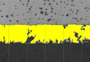 Měření vrstev materiálová zkušební laboratoř