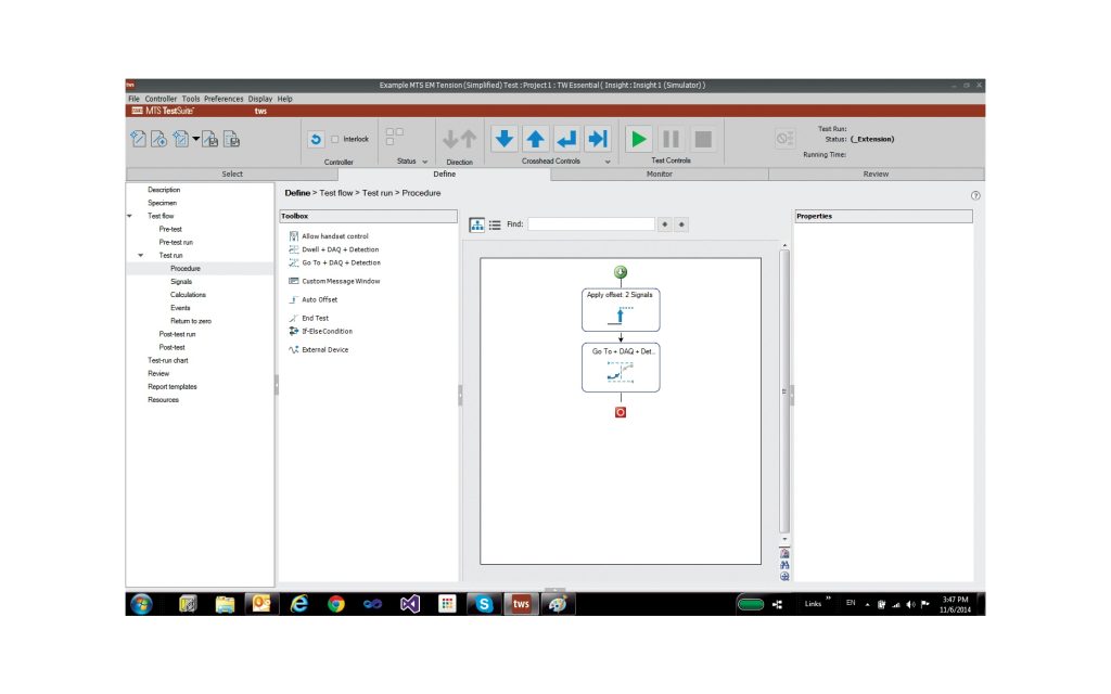 Software MTS Test suite