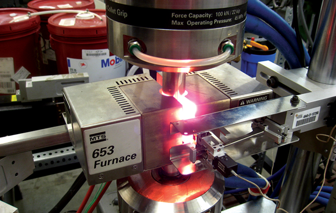 Teplotní pec dynamické testy