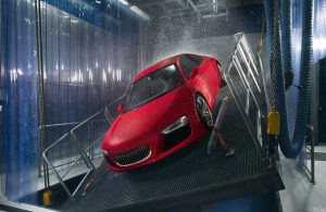 Teplotní komora se simulací deště