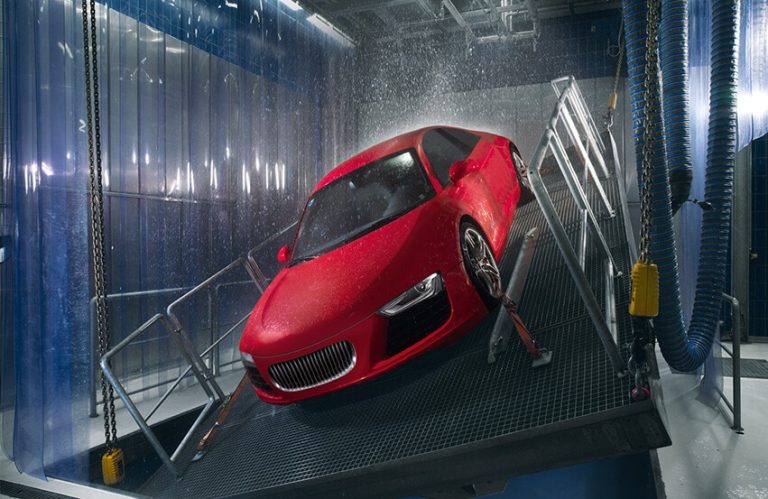 Teplotní komora se simulací deště