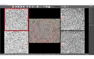 NIS-Elements ZRNA: komparační analýza velikosti zrna