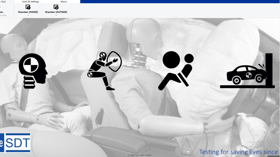 Software Hude Airbagové zkušební systémy